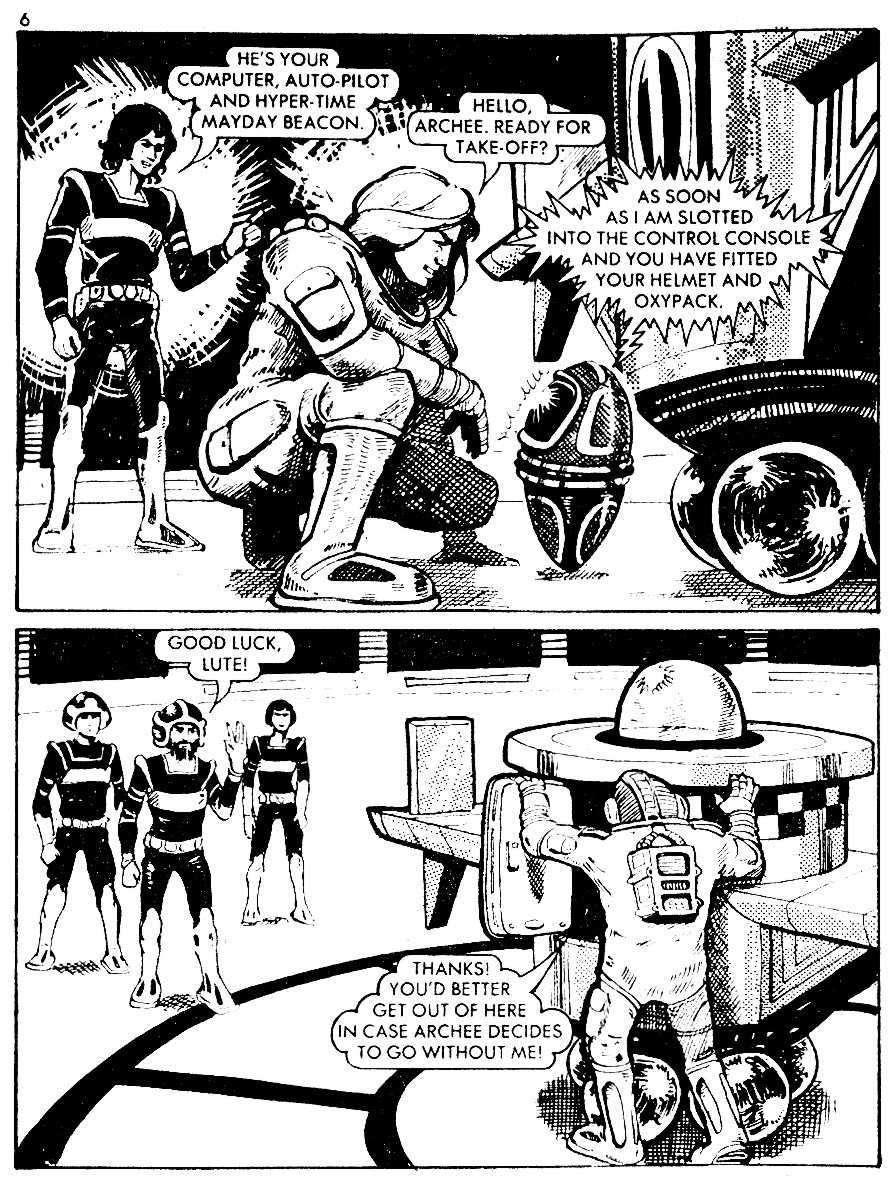 Read online Starblazer comic -  Issue #1 - 6