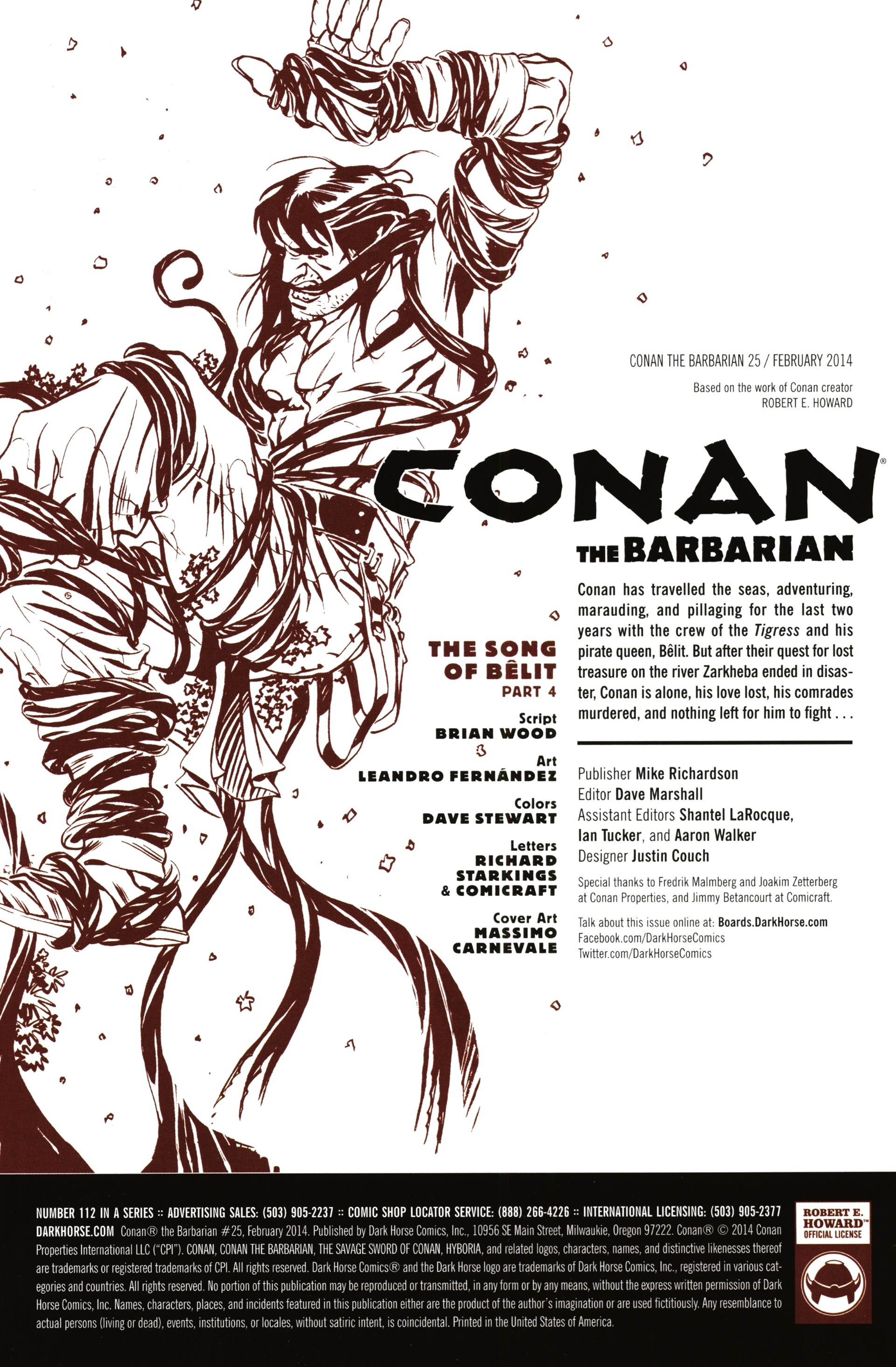 Read online Conan the Barbarian (2012) comic -  Issue #25 - 2