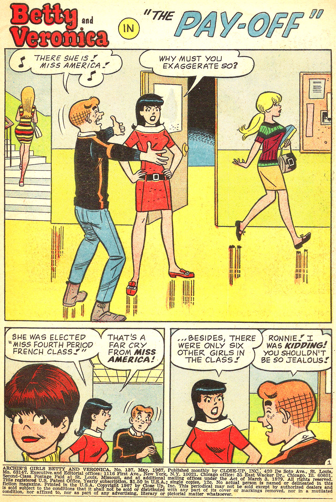 Read online Archie's Girls Betty and Veronica comic -  Issue #137 - 3