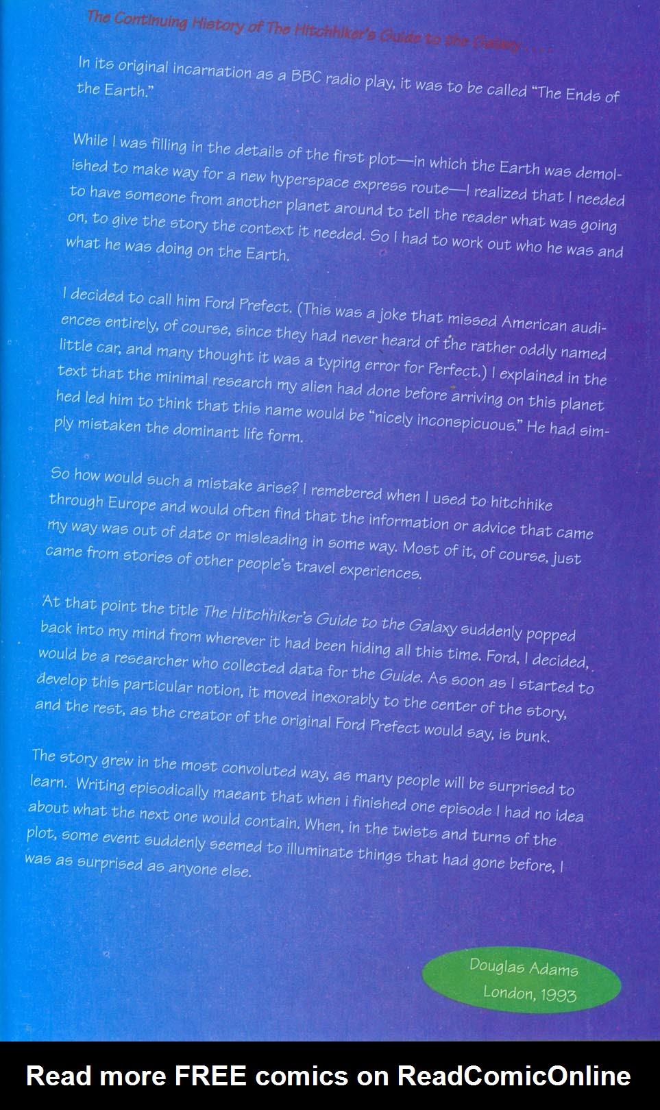 Read online Hitchhiker's Guide to the Galaxy comic -  Issue #2 - 5