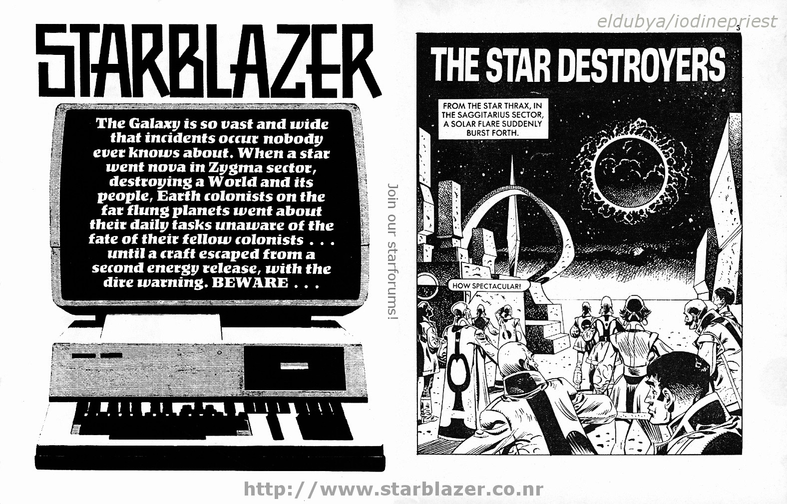 Read online Starblazer comic -  Issue #153 - 3
