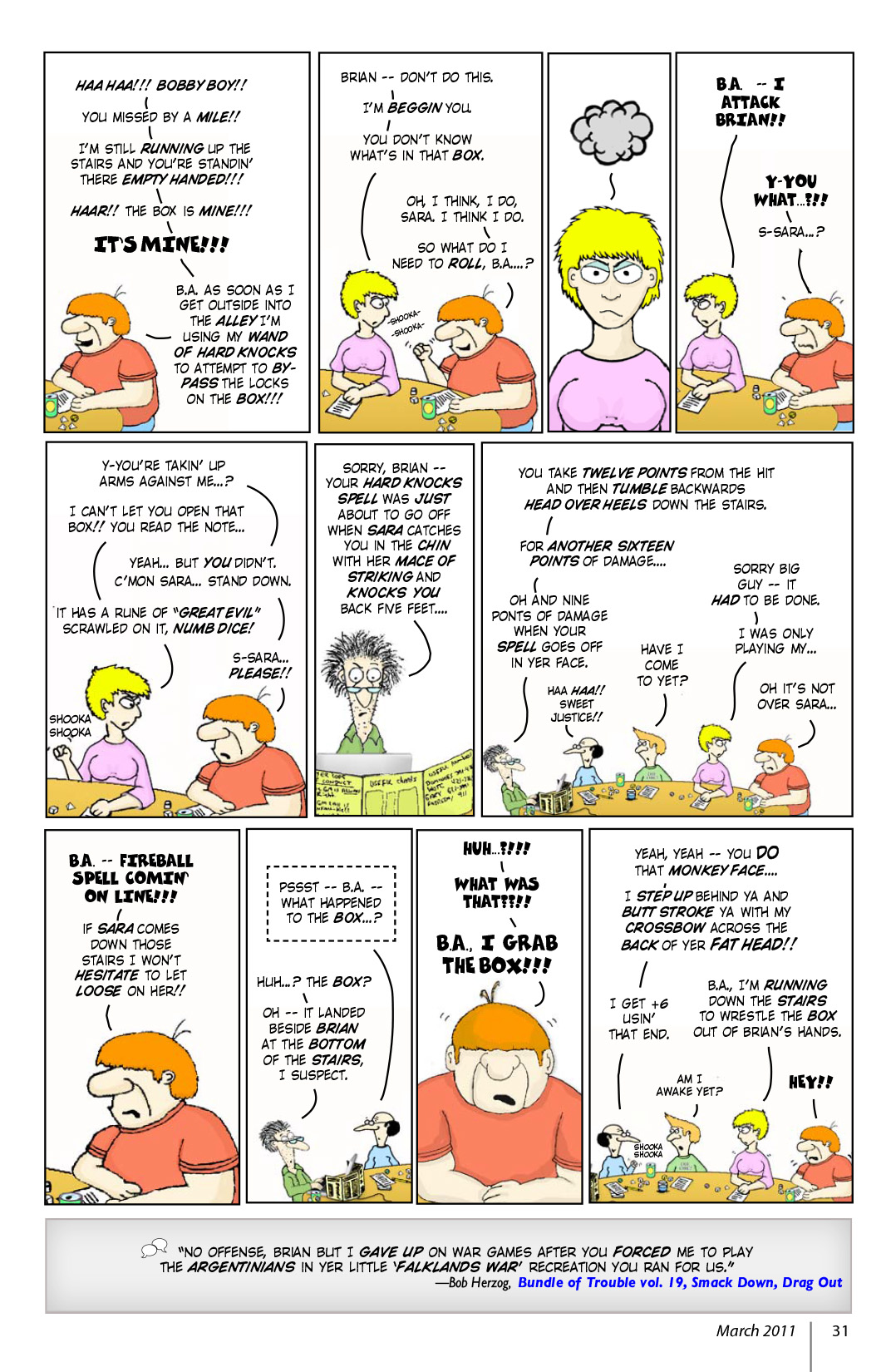 Read online Knights of the Dinner Table comic -  Issue #173 - 33