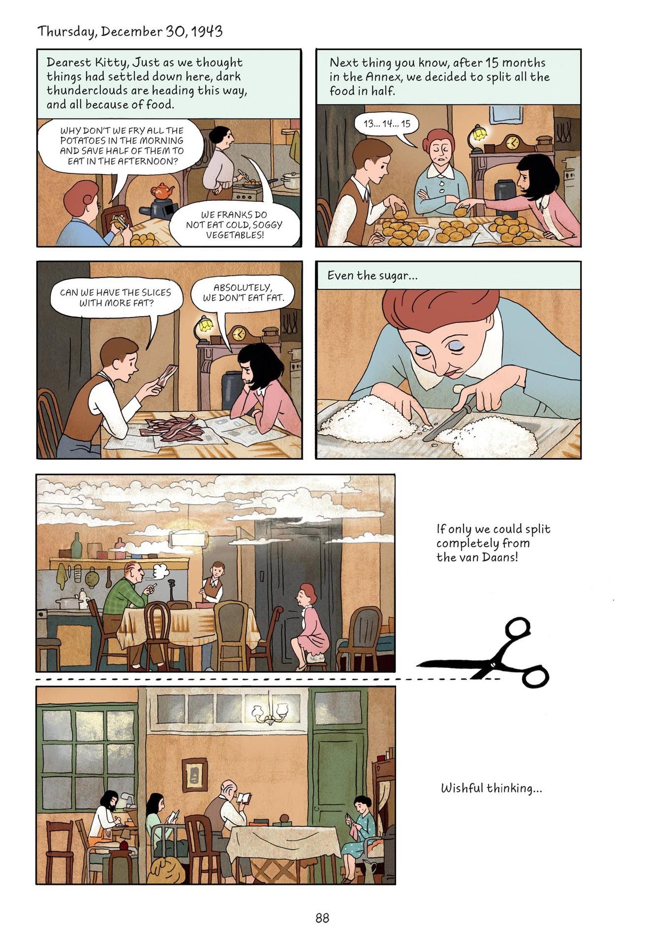 Read online Anne Frank’s Diary: The Graphic Adaptation comic -  Issue # TPB - 88