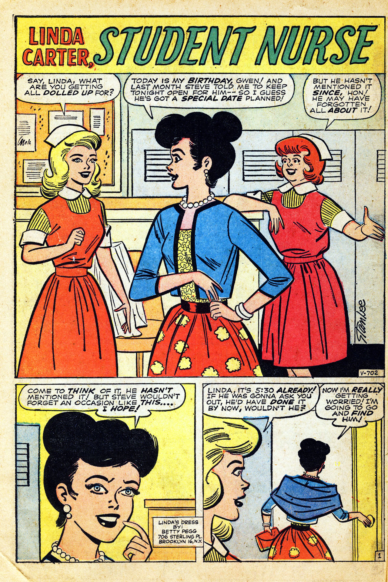 Read online Linda Carter, Student Nurse comic -  Issue #5 - 10