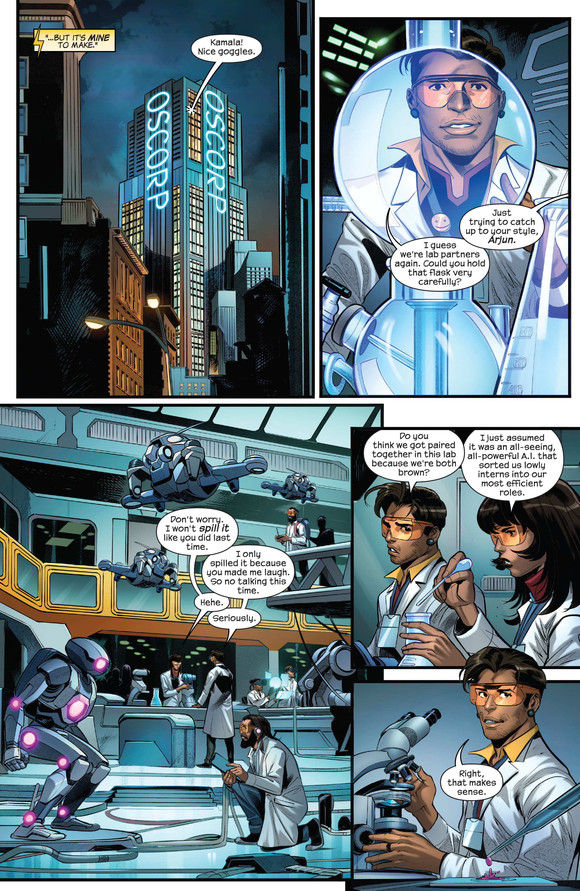 Read online Dark Web: Ms. Marvel comic -  Issue #1 - 10