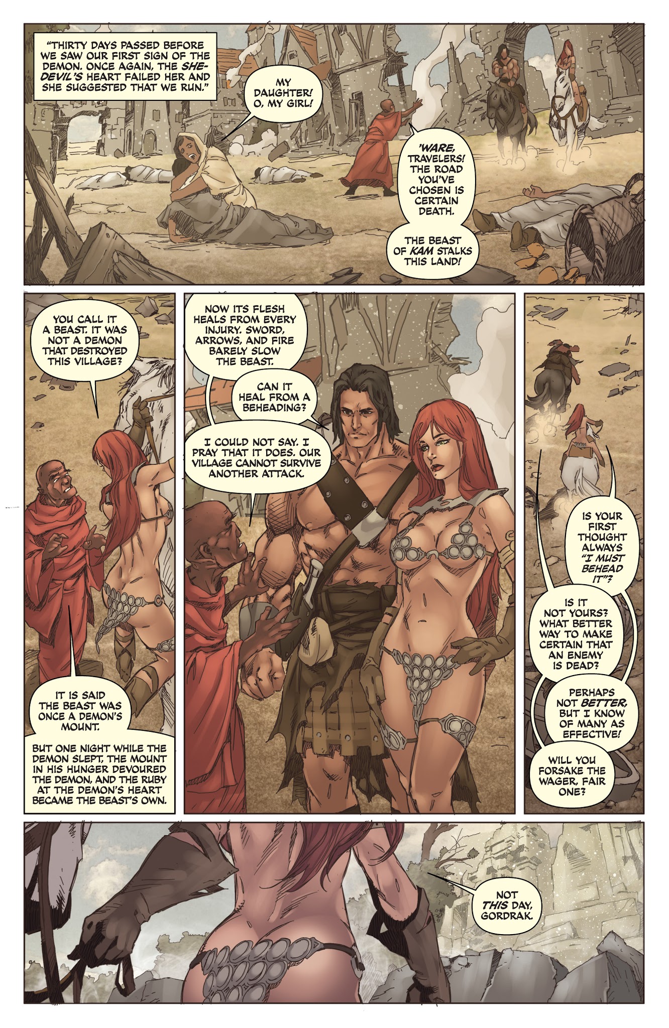 Read online Legends of Red Sonja comic -  Issue # TPB - 34