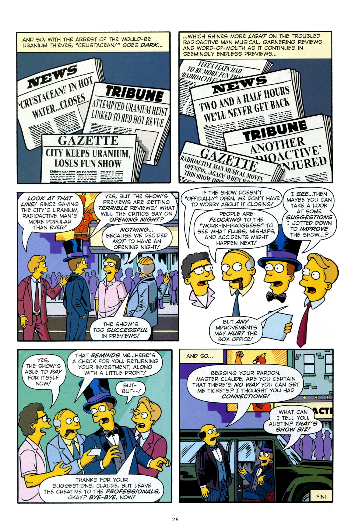 Read online Bongo Comics Presents Simpsons Super Spectacular comic -  Issue #14 - 28