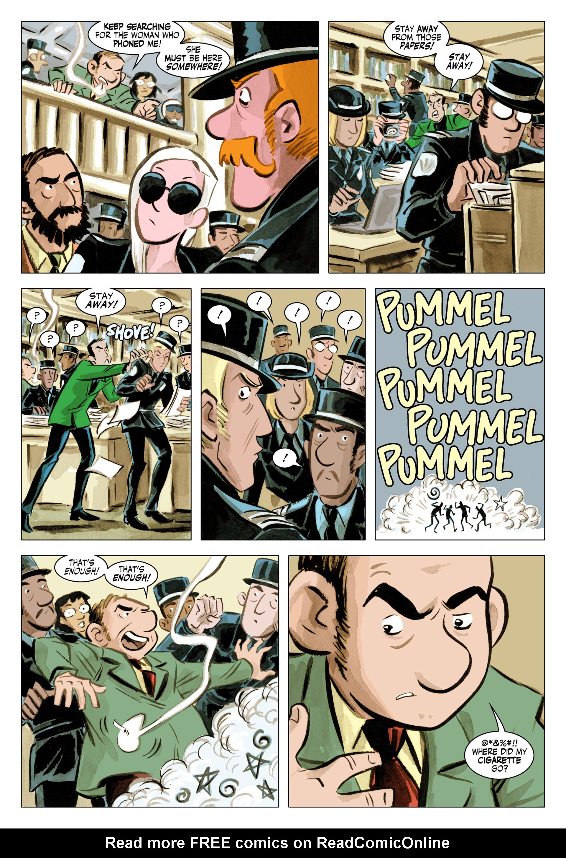 Read online Bandette (2012) comic -  Issue #8 - 13