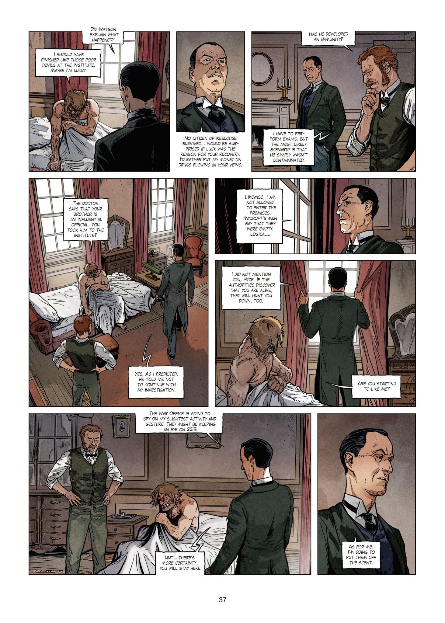Read online Sherlock Holmes Society comic -  Issue #2 - 37