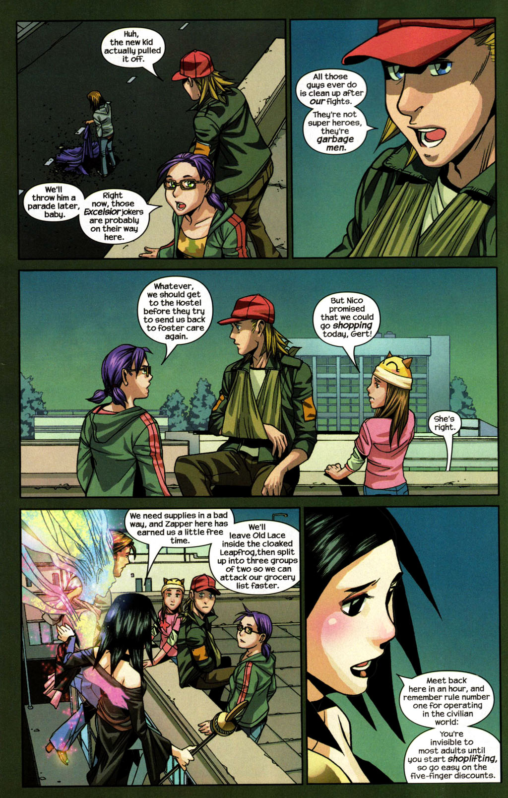 Read online Runaways (2005) comic -  Issue #7 - 11