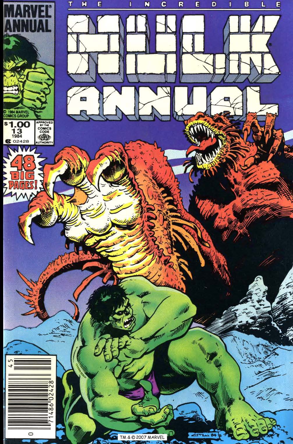 Read online The Incredible Hulk (1968) comic -  Issue # _Annual 1984 - 1