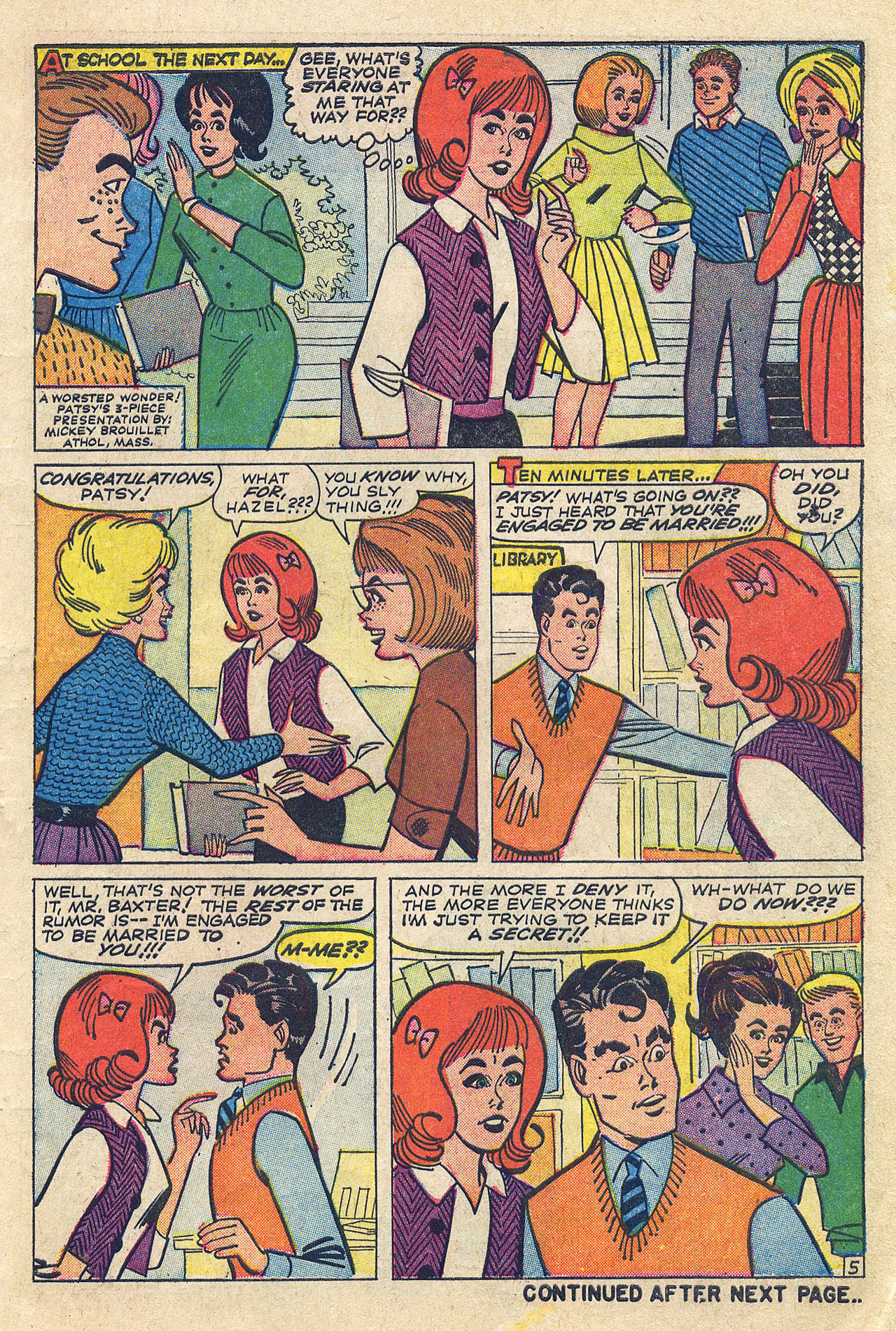 Read online Patsy Walker comic -  Issue #114 - 7