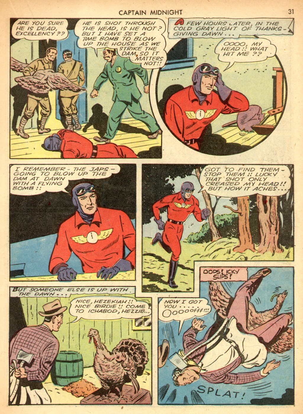 Read online Captain Midnight (1942) comic -  Issue #3 - 31