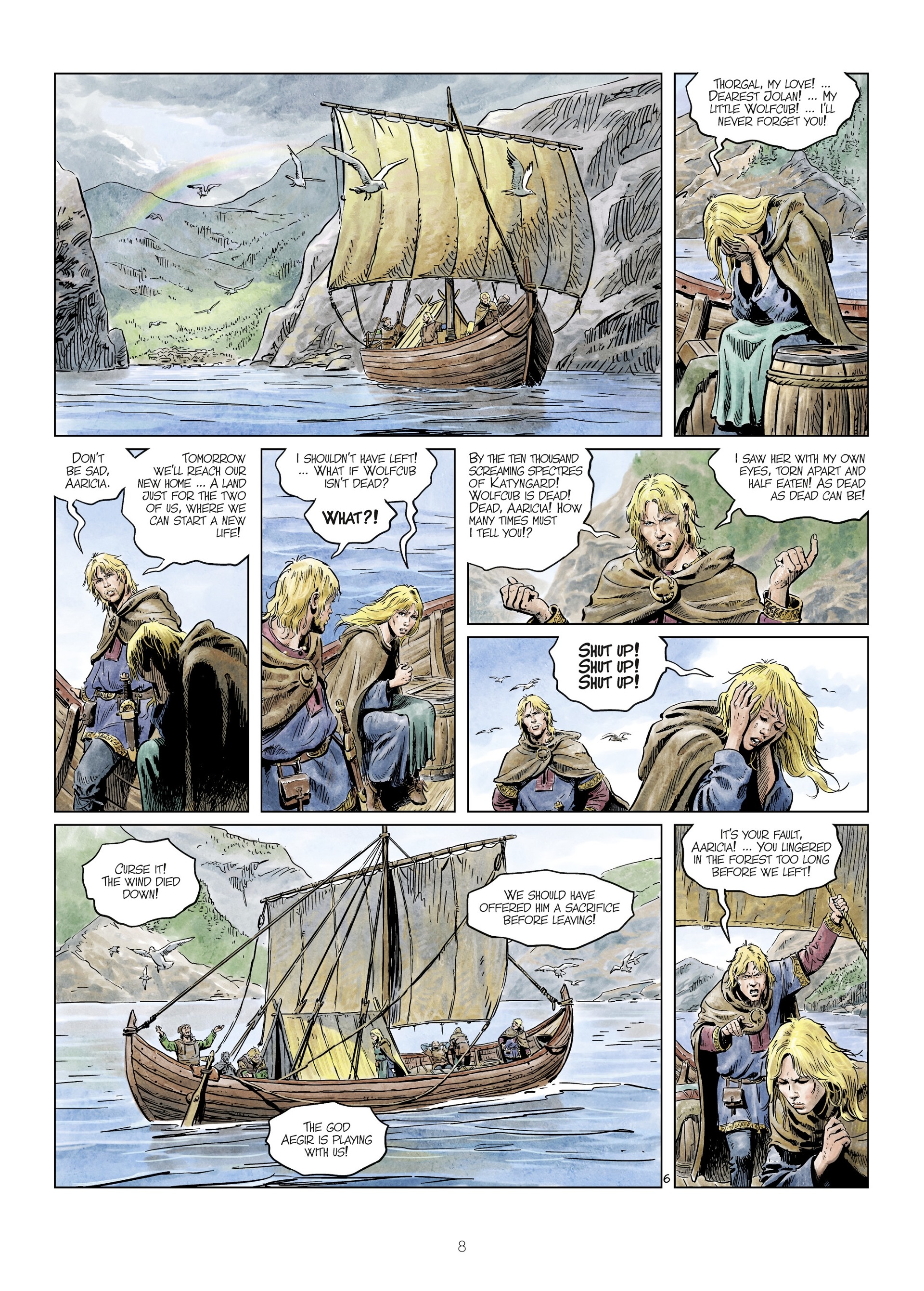 Read online The World of Thorgal: Wolfcub comic -  Issue #5 - 10