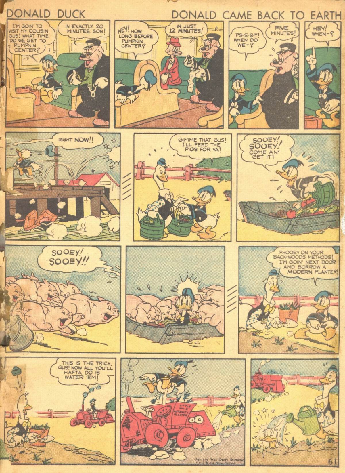Read online Walt Disney's Comics and Stories comic -  Issue #9 - 63