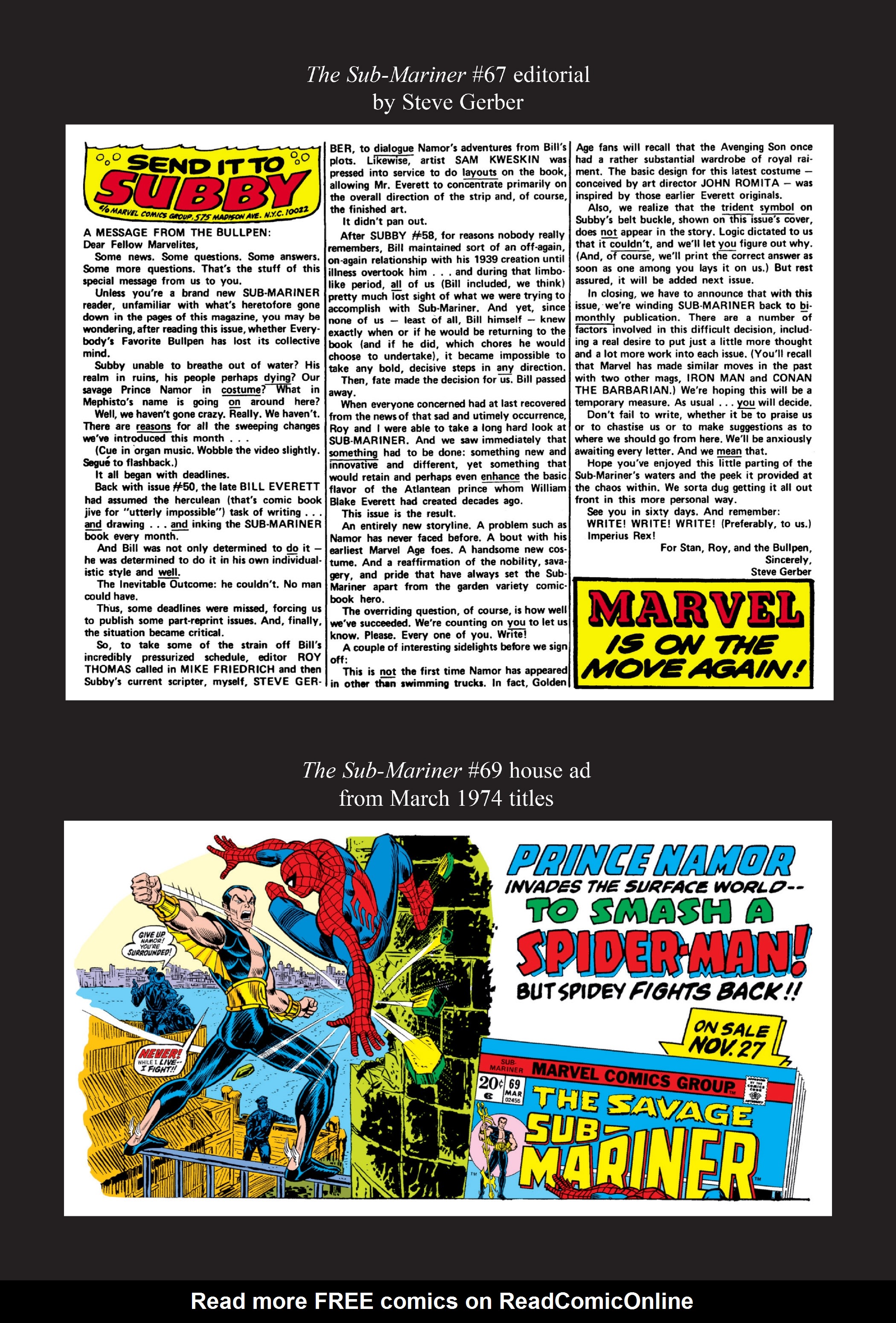 Read online Marvel Masterworks: The Sub-Mariner comic -  Issue # TPB 8 (Part 3) - 69
