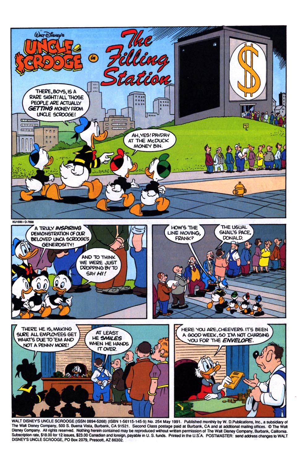 Read online Uncle Scrooge (1953) comic -  Issue #254 - 2