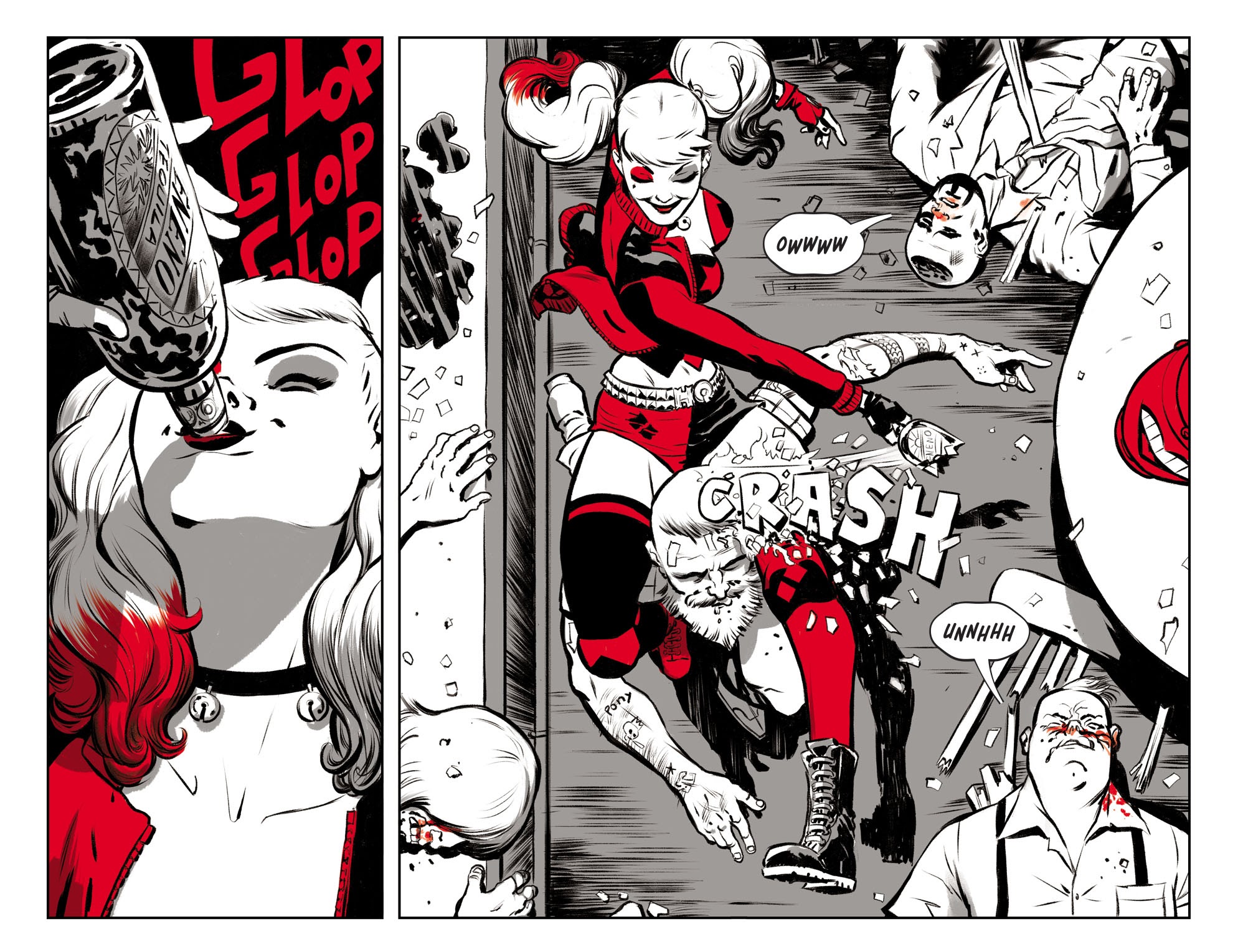Read online Harley Quinn Black   White   Red comic -  Issue #3 - 22