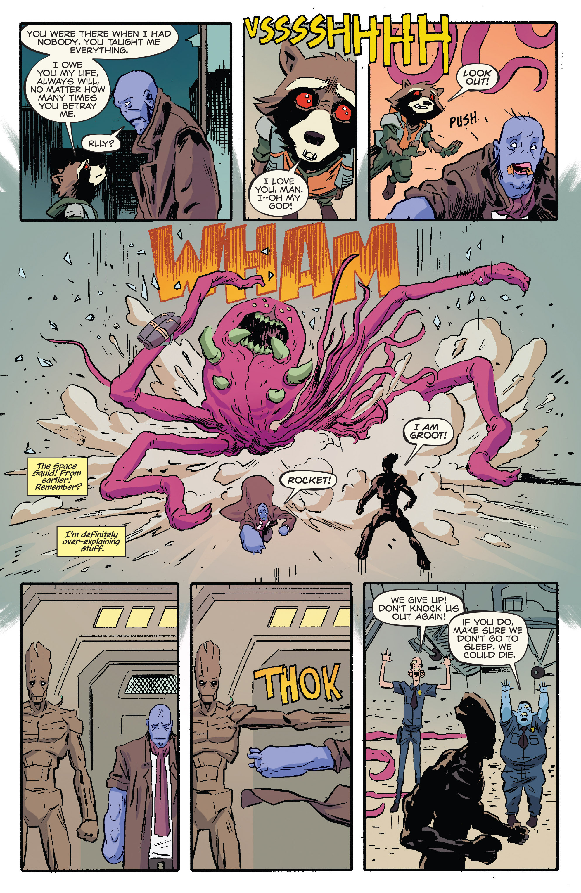 Read online Rocket Raccoon & Groot comic -  Issue #7 - 19
