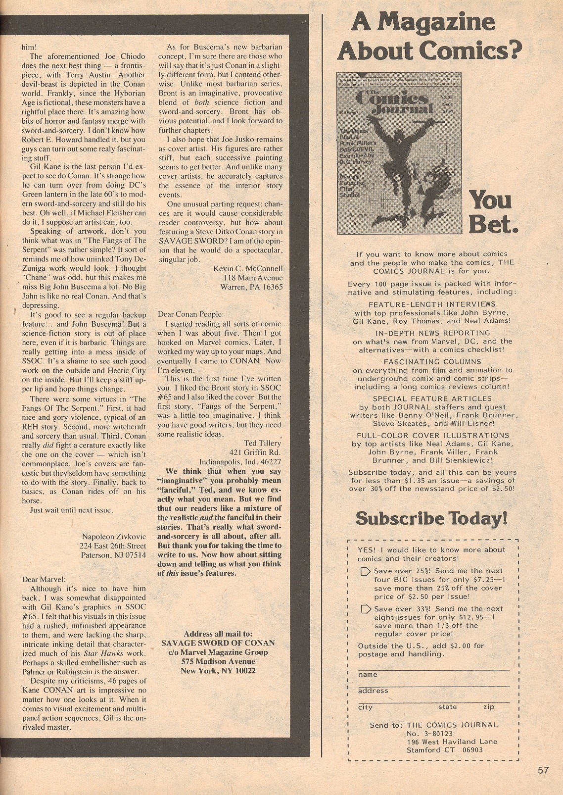 Read online The Savage Sword Of Conan comic -  Issue #68 - 57