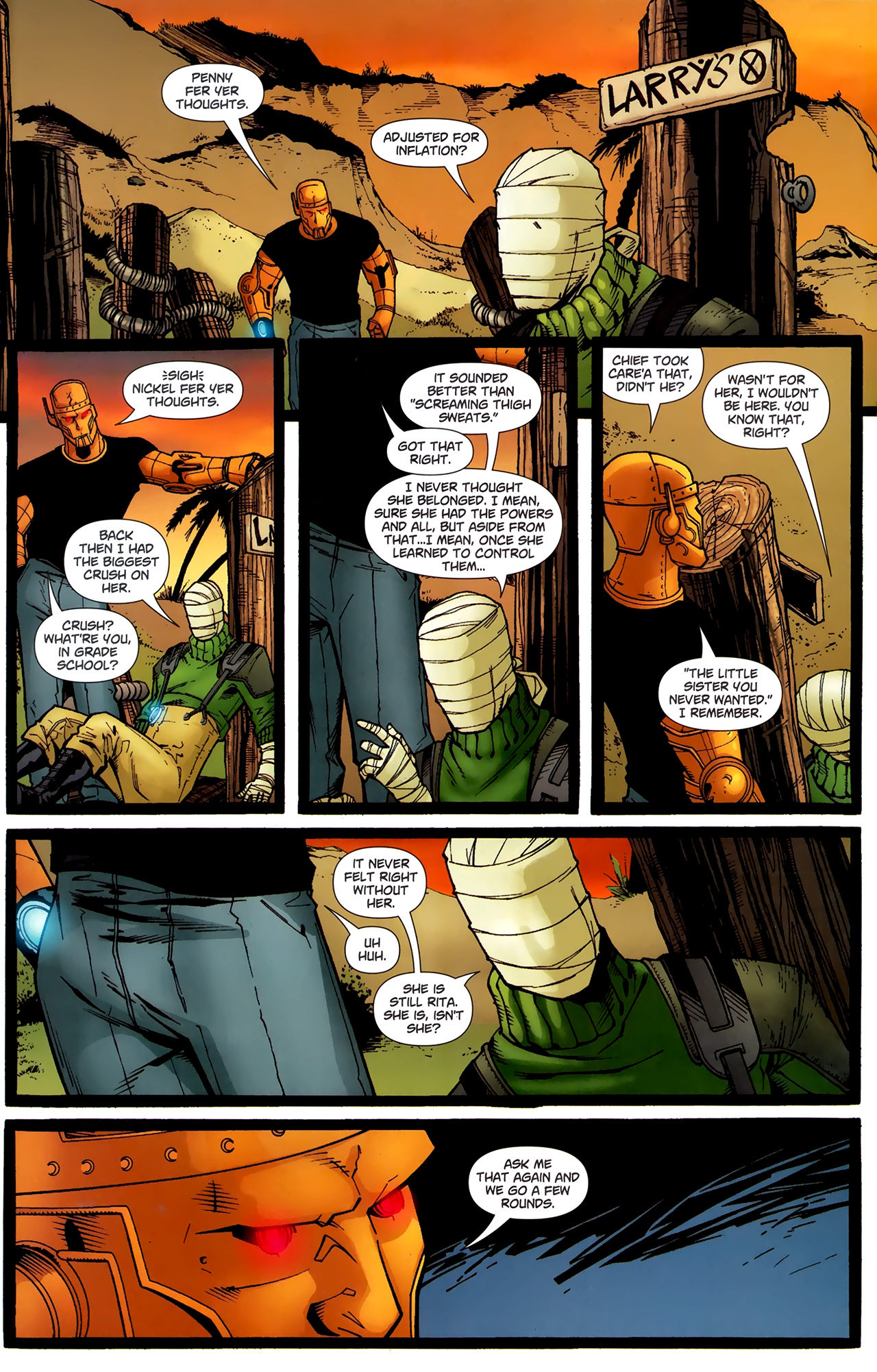 Read online Doom Patrol (2009) comic -  Issue #13 - 15