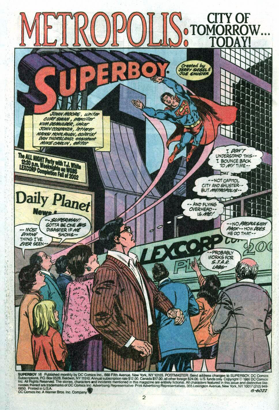Read online Superboy (1990) comic -  Issue #16 - 3