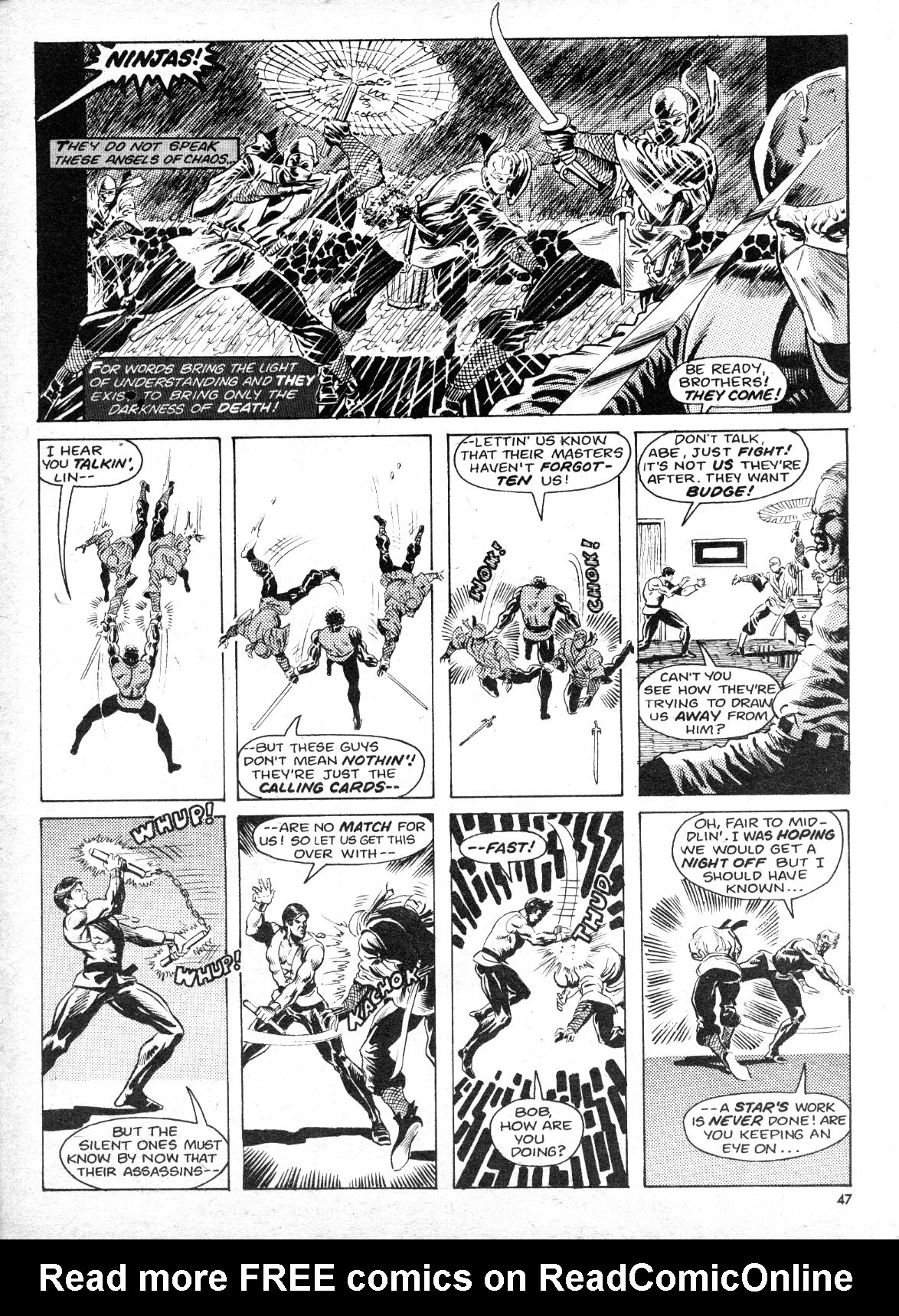 Read online The Deadly Hands of Kung Fu comic -  Issue #8 - 44