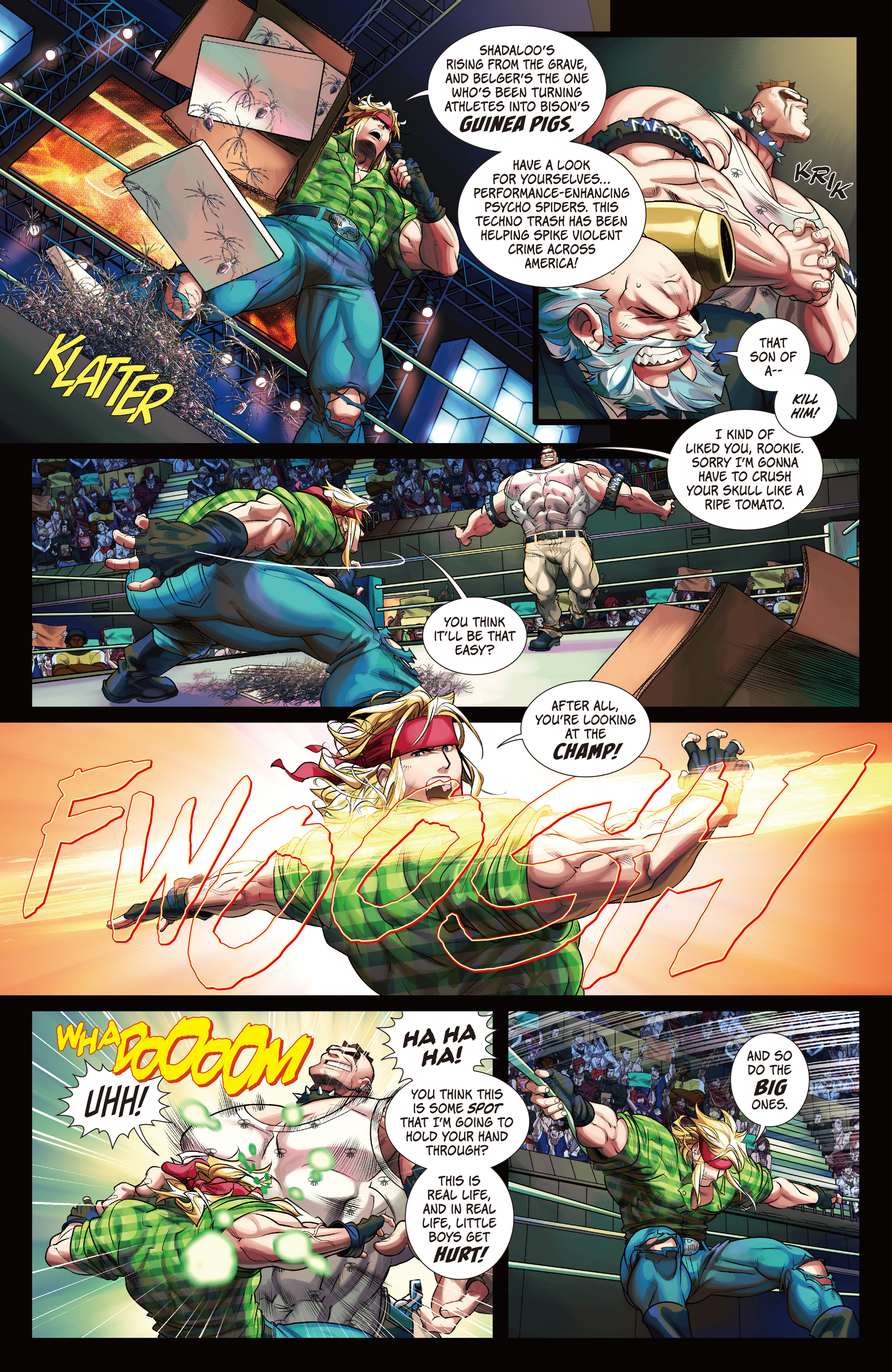 Read online Street Fighter One-shots comic -  Issue # Wrestlepalooza - 16