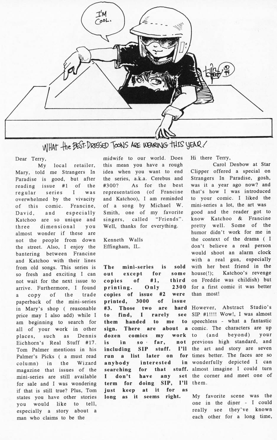 Read online Strangers in Paradise (1994) comic -  Issue #2 - 24
