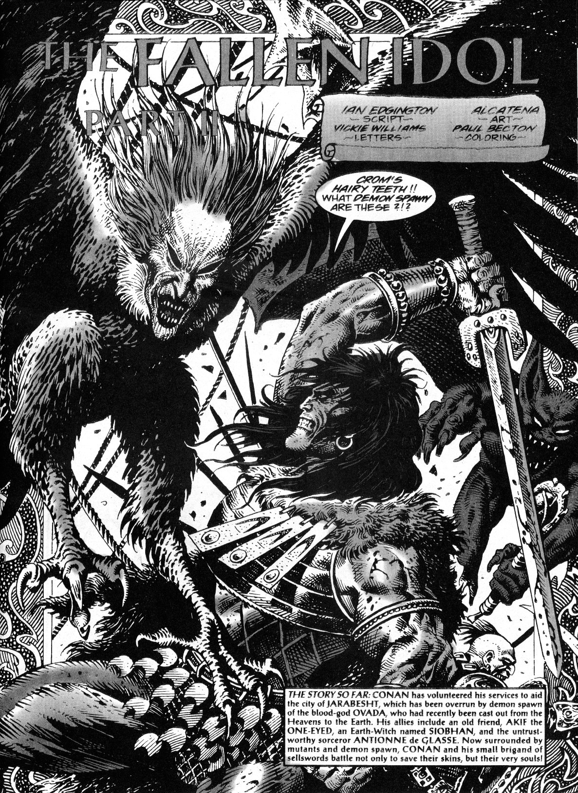 Read online Conan the Savage comic -  Issue #6 - 3