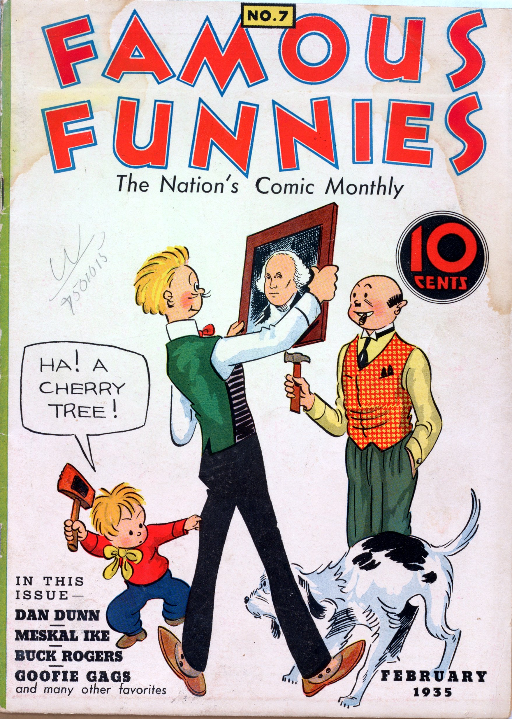 Read online Famous Funnies comic -  Issue #7 - 1