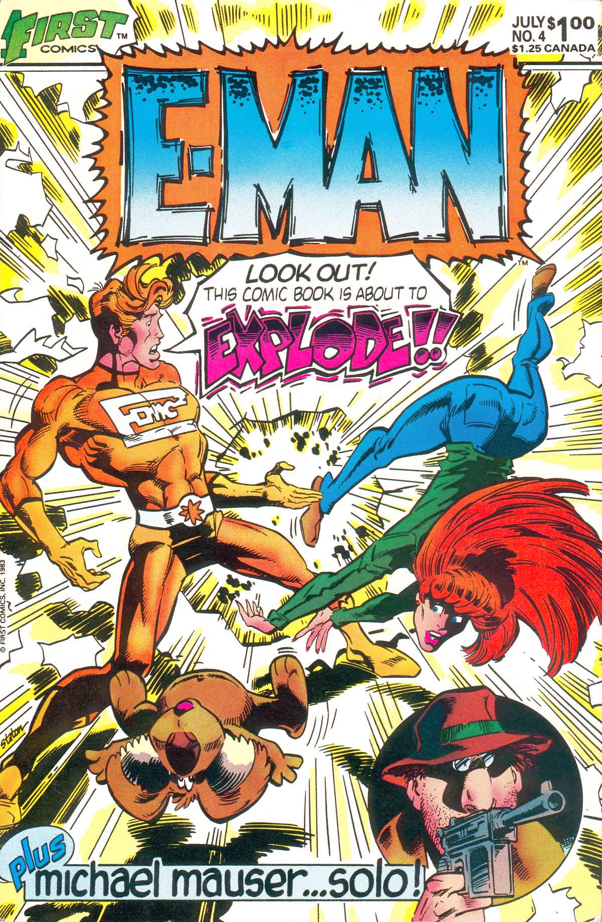 Read online E-Man (1983) comic -  Issue #4 - 1