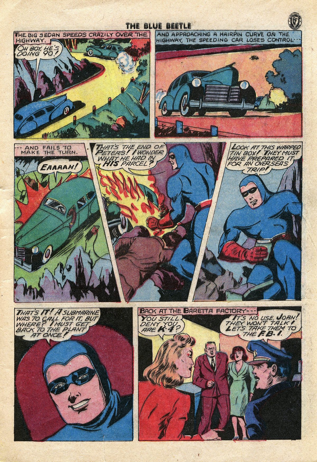 Read online The Blue Beetle comic -  Issue #34 - 8