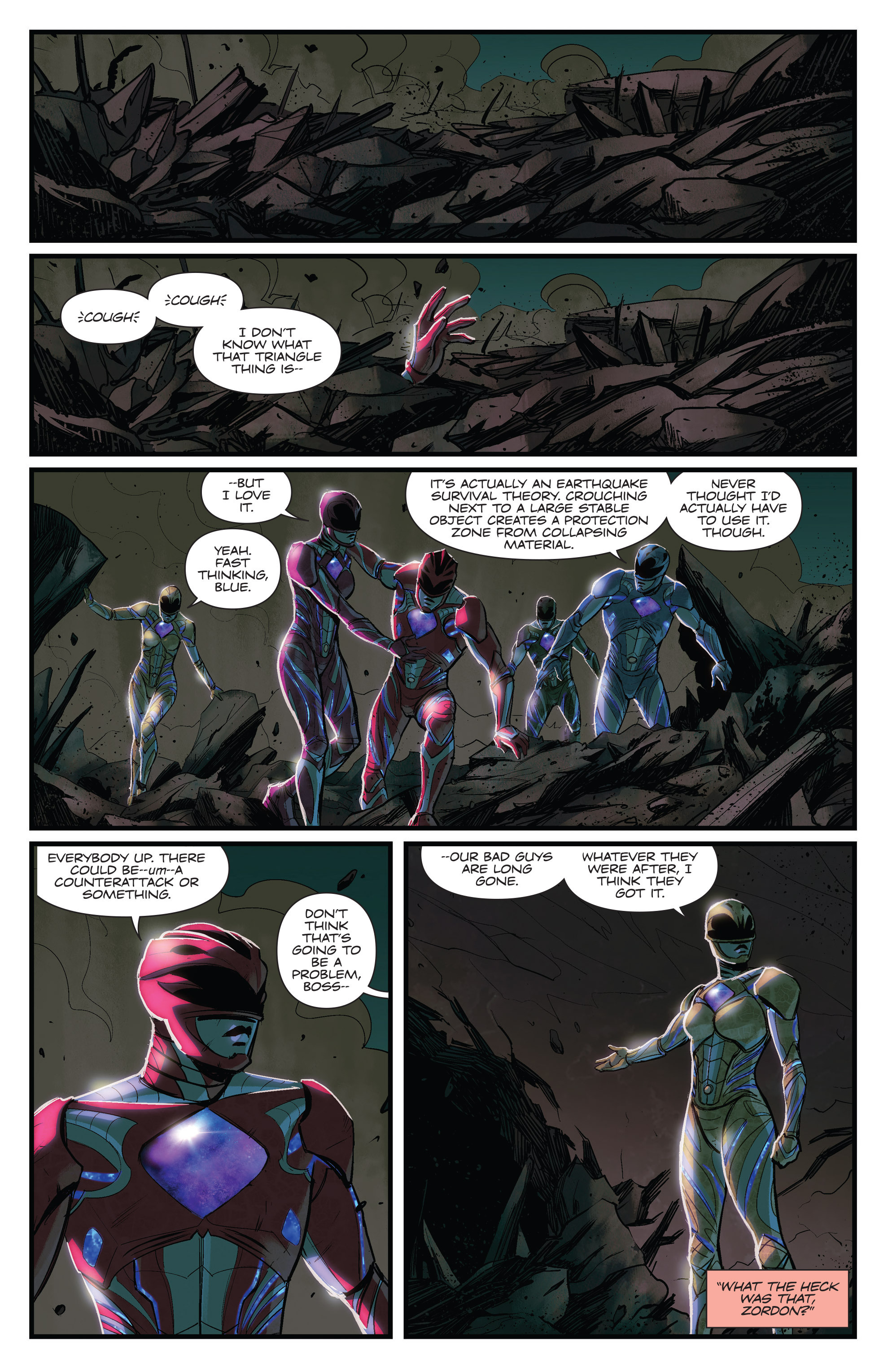 Read online Saban's Power Rangers: Aftershock comic -  Issue # Full - 35