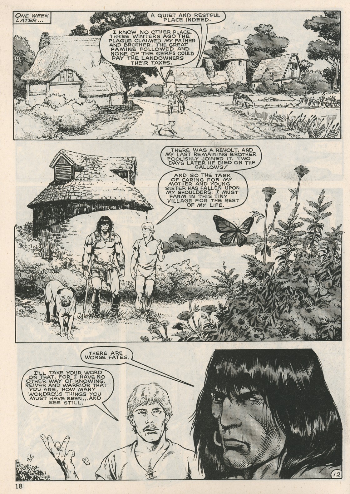 Read online The Savage Sword Of Conan comic -  Issue #126 - 18