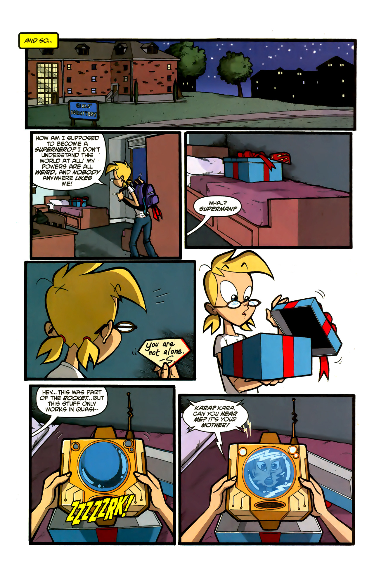 Read online Supergirl: Cosmic Adventures in the 8th Grade comic -  Issue #1 - 22