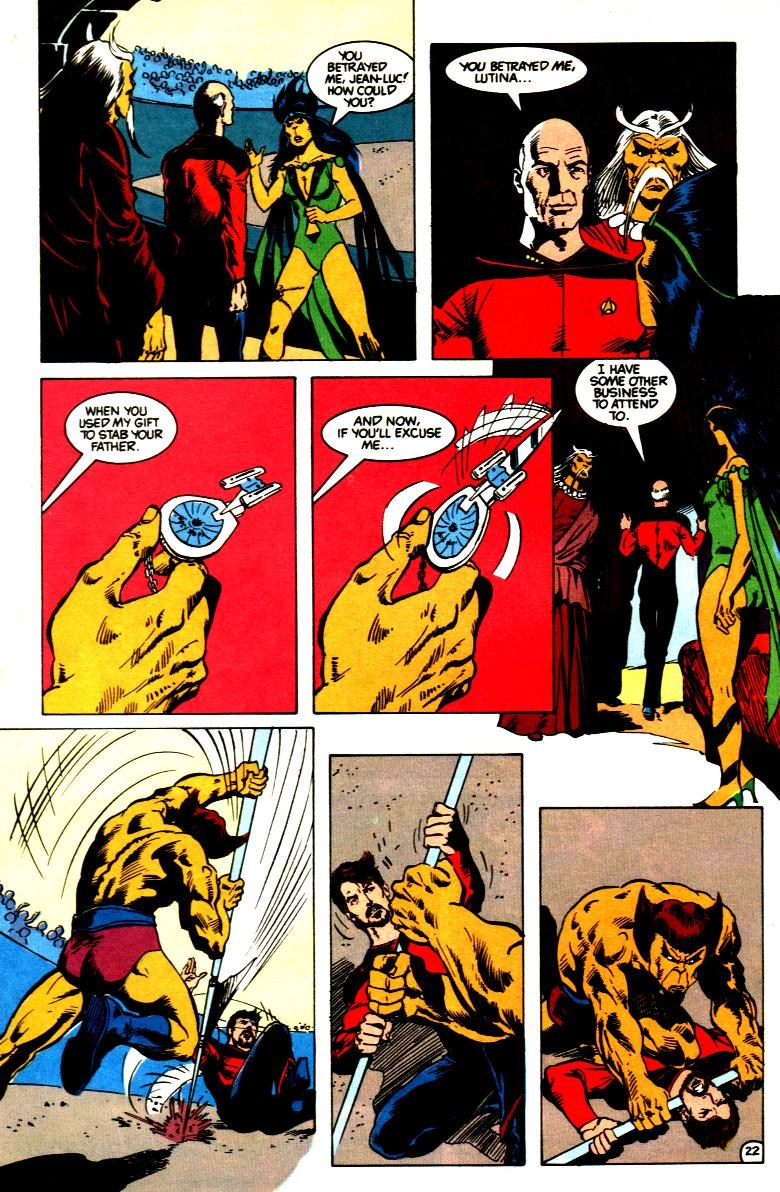 Read online Star Trek: The Next Generation (1989) comic -  Issue #2 - 23