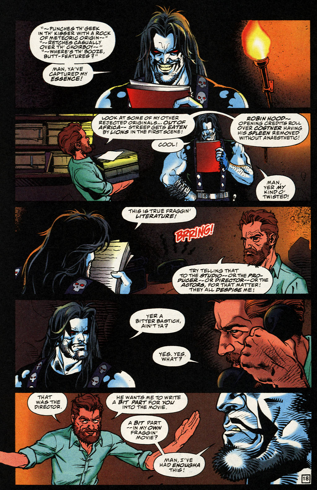 Read online Lobo Goes to Hollywood comic -  Issue # Full - 19