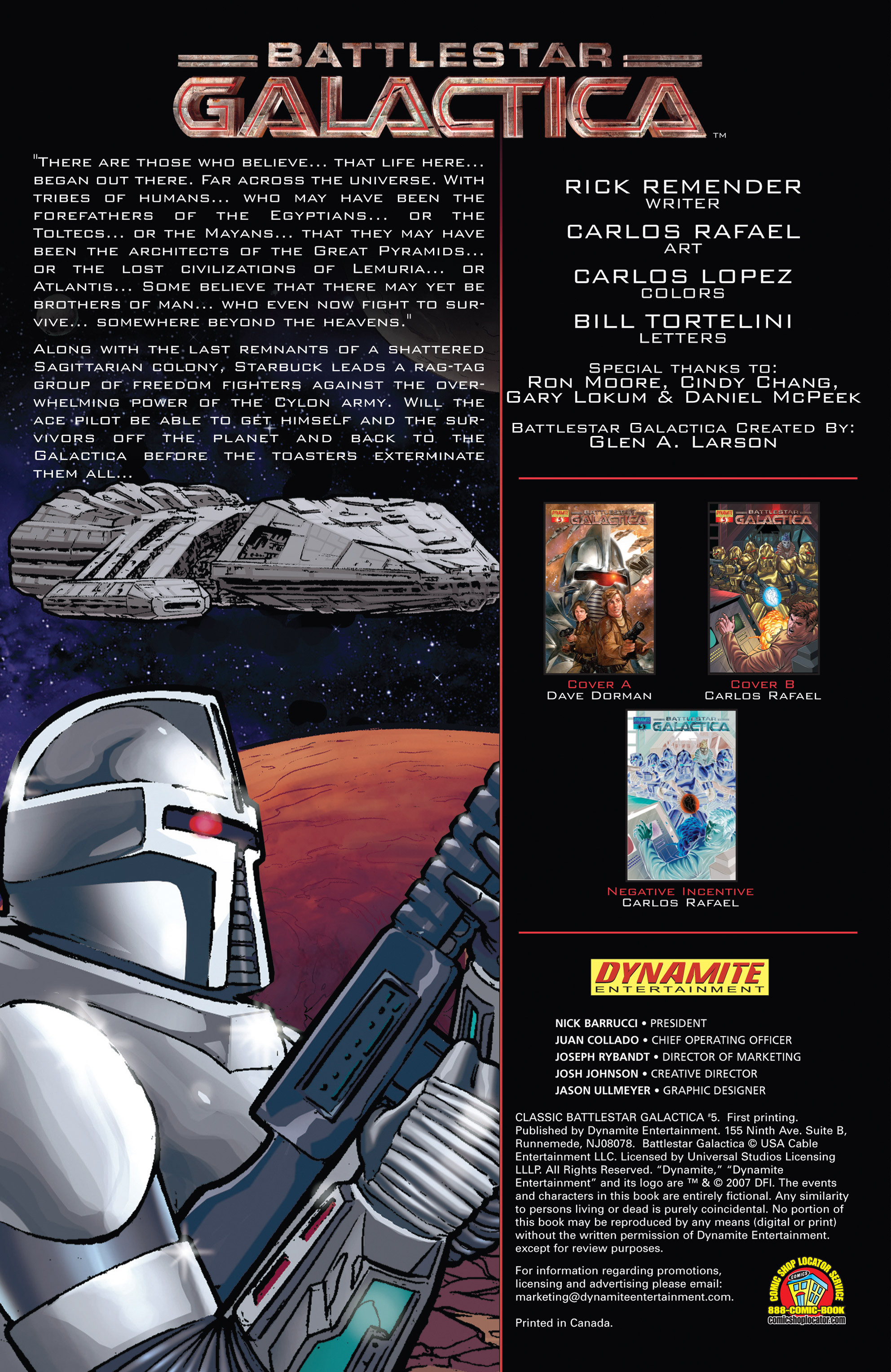 Read online Classic Battlestar Galactica (2006) comic -  Issue #5 - 3
