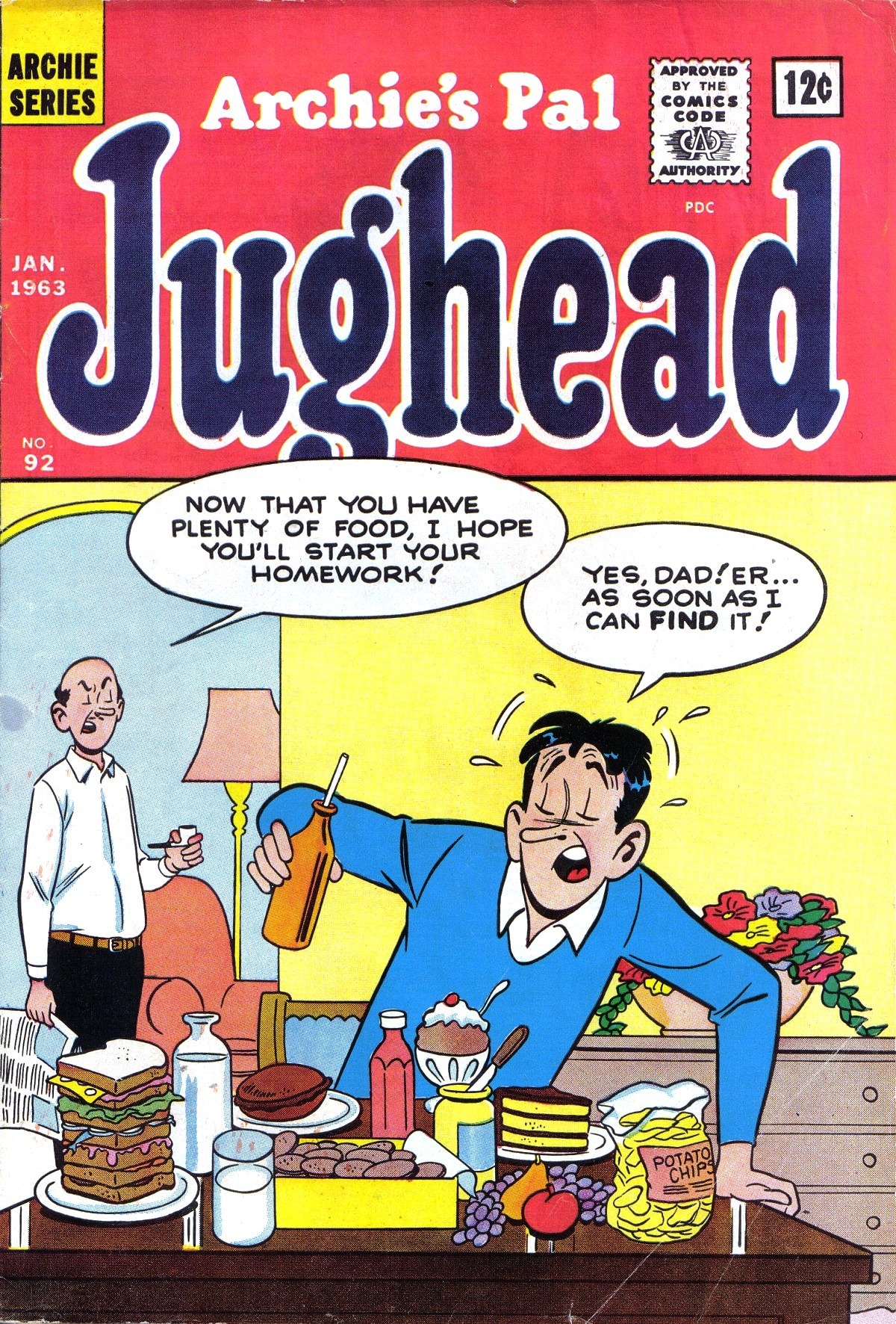 Read online Archie's Pal Jughead comic -  Issue #92 - 1