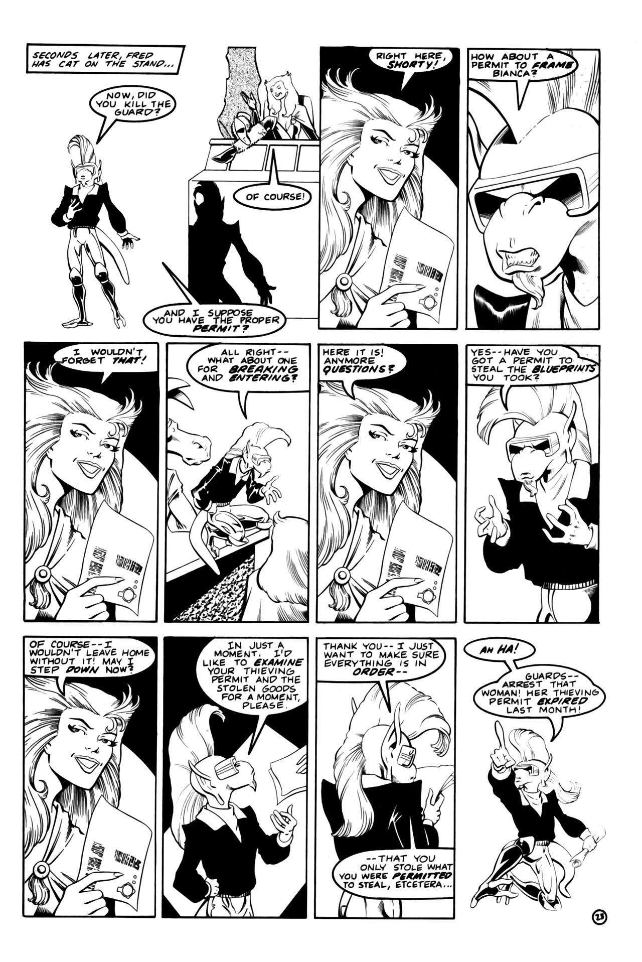 Read online Aristocratic Xtraterrestrial Time-Traveling Thieves comic -  Issue #8 - 25