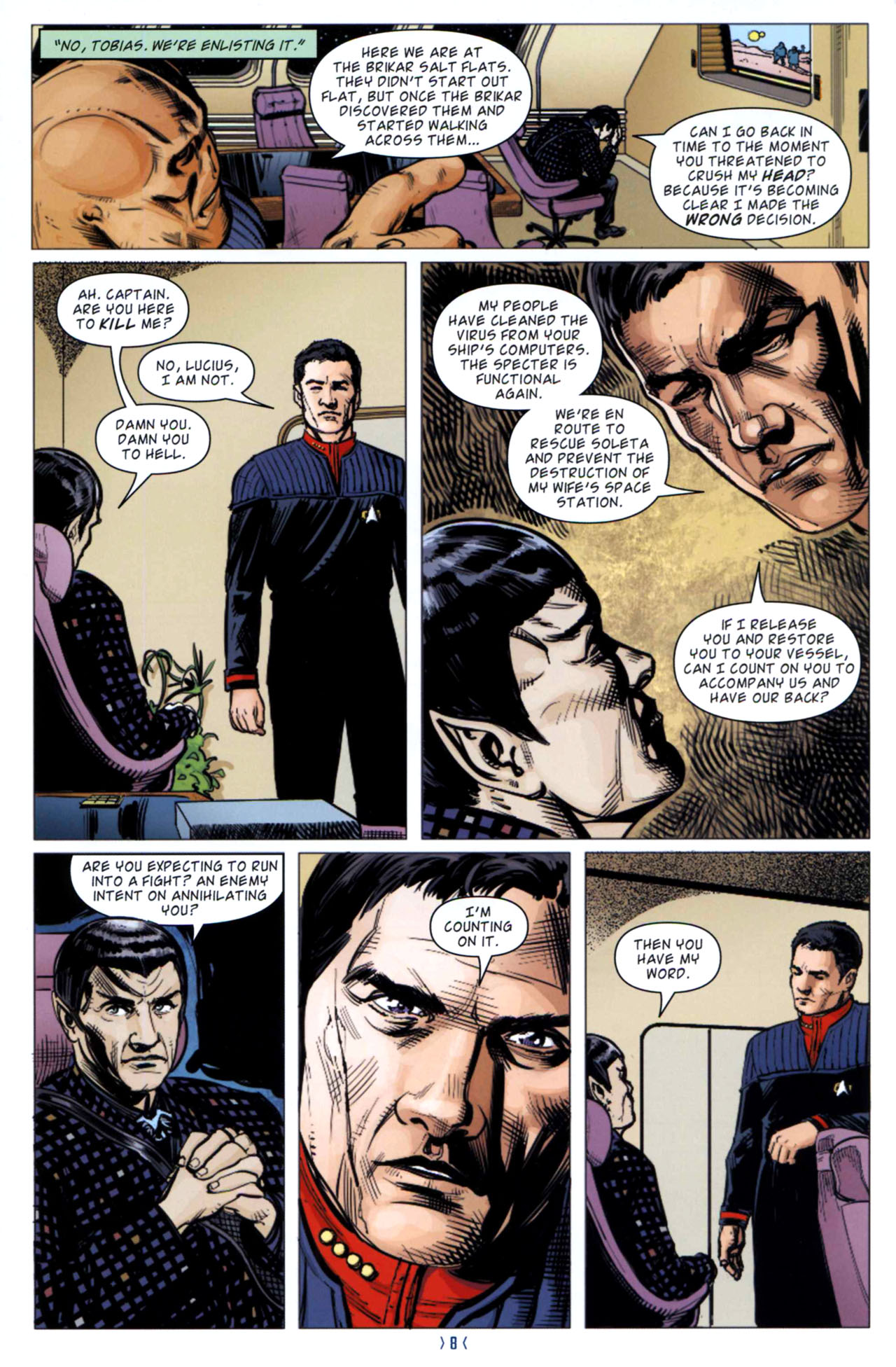 Read online Star Trek: New Frontier comic -  Issue #4 - 10