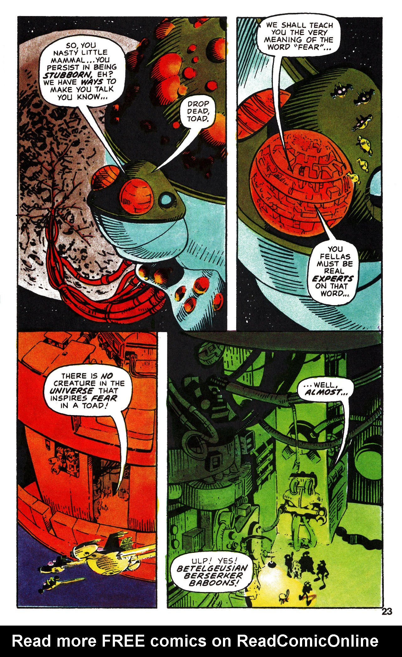 Read online Bucky O'Hare (1991) comic -  Issue #3 - 23
