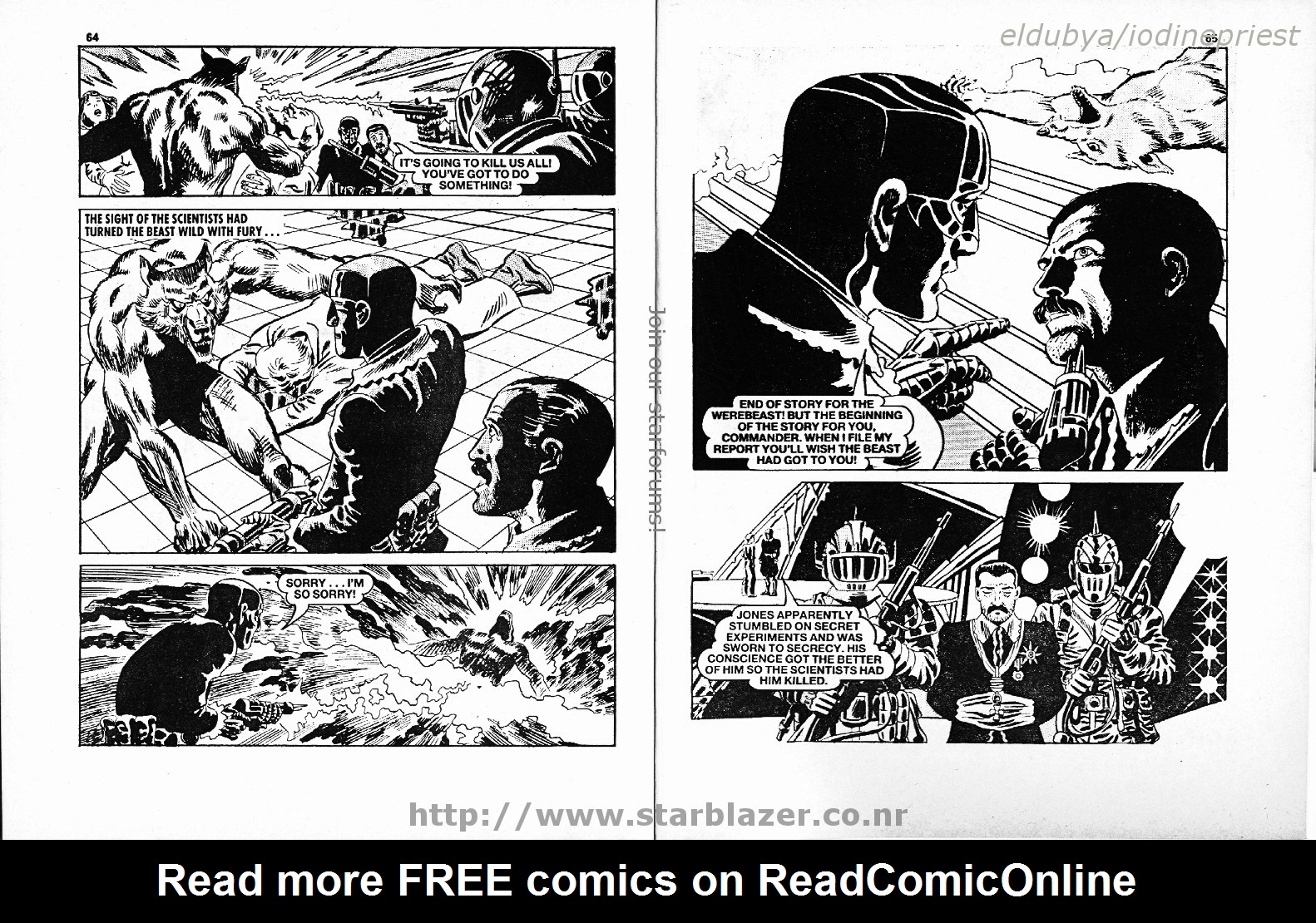 Read online Starblazer comic -  Issue #227 - 34