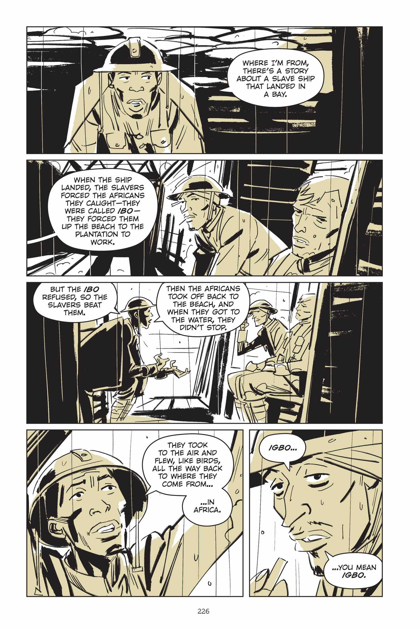 Read online Now Let Me Fly: A Portrait of Eugene Bullard comic -  Issue # TPB (Part 3) - 24