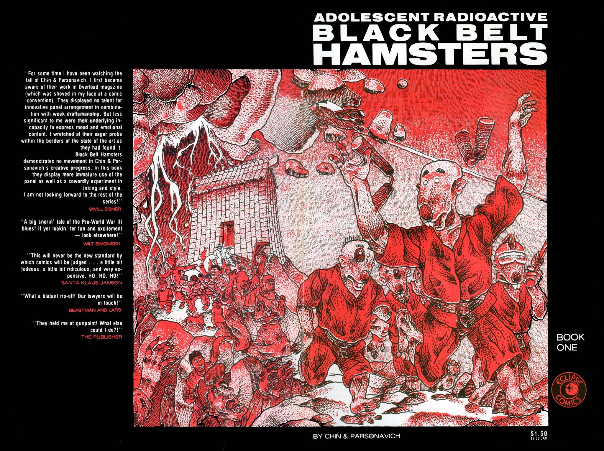 Read online Adolescent Radioactive Black Belt Hamsters comic -  Issue #1 - 1