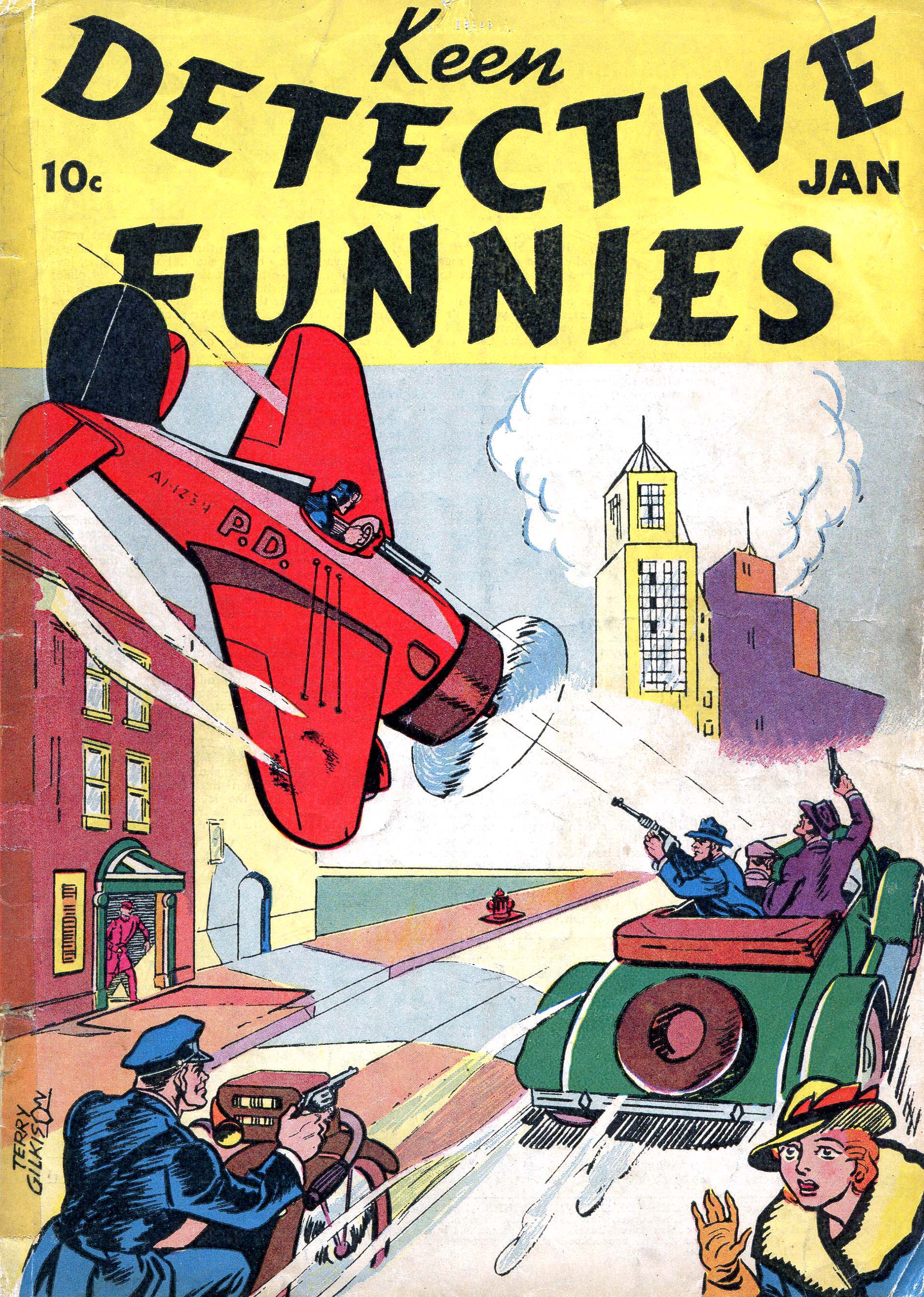 Read online Keen Detective Funnies comic -  Issue #5 - 1
