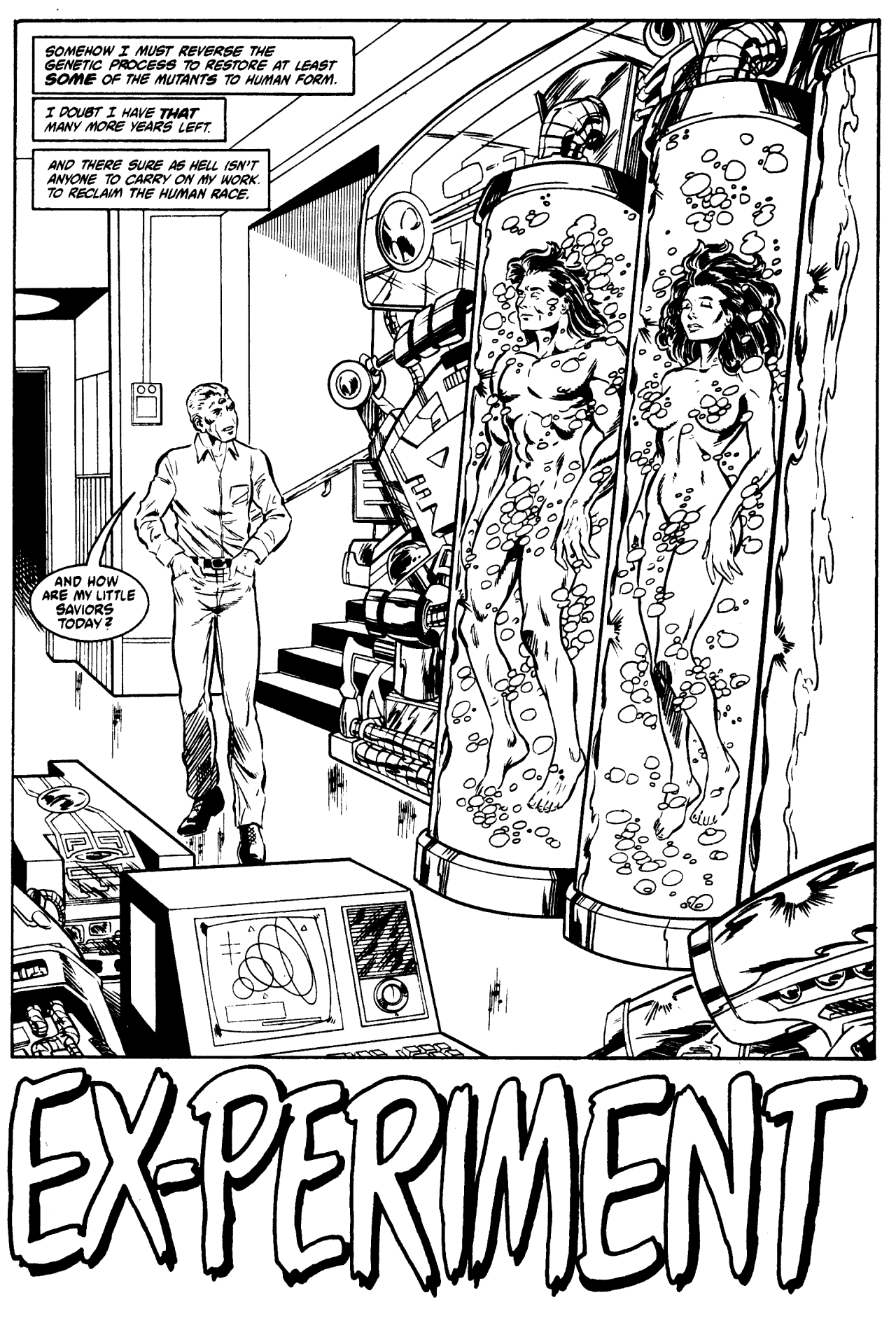 Read online Solo Ex-Mutants comic -  Issue #4 - 5