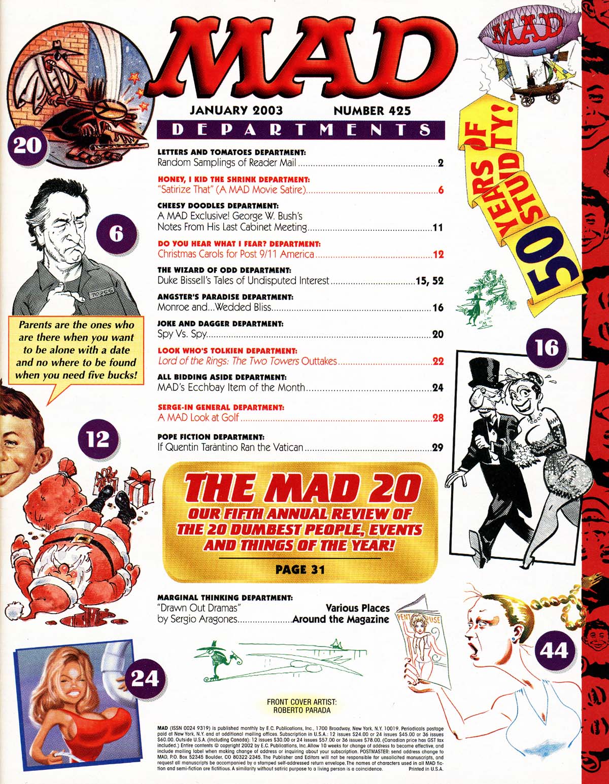 Read online MAD comic -  Issue #425 - 2