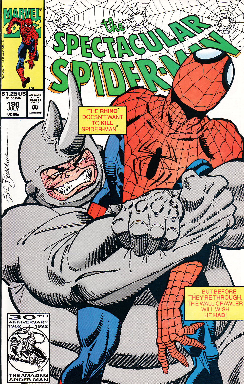 Read online The Spectacular Spider-Man (1976) comic -  Issue #190 - 1
